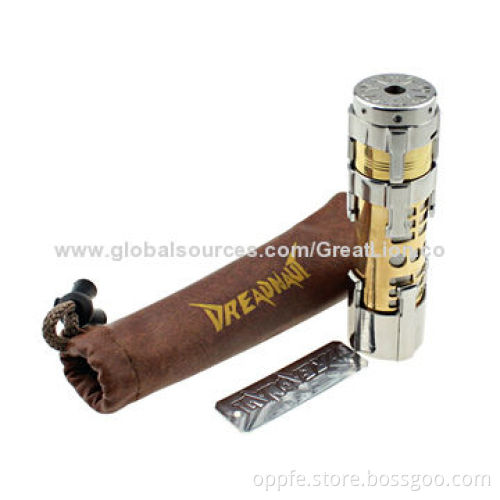 2014 Newest Product 26650 Dreadnaut Hybrid Mod, 34mm Diameter, Made of Stainless Steel/Copper